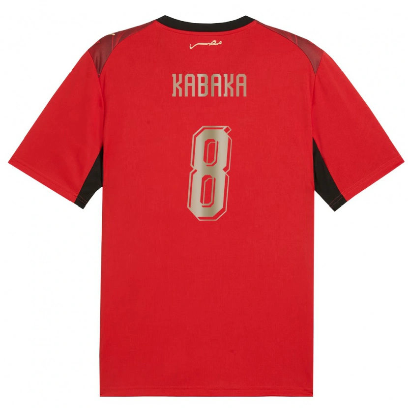 Danxen Pánské Egypt Kabaka #8 Červená Černá Zlatá Domů Hráčské Dresy 26-28 Dres