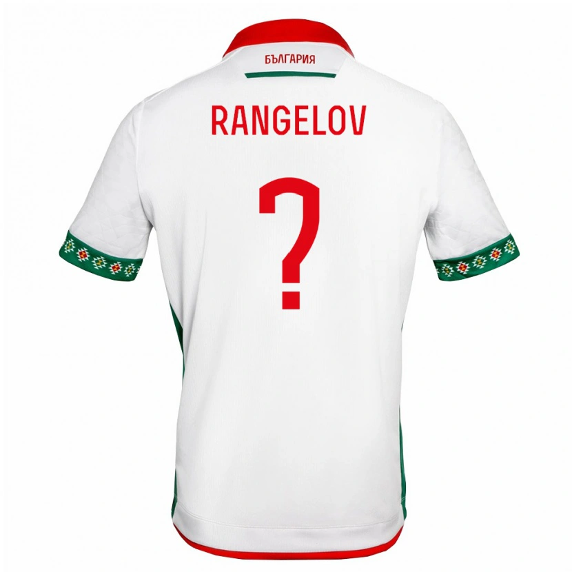 Danxen Pánské Bulharsko Daniel Rangelov #0 Bílá Zelená Červená Domů Hráčské Dresy 26-28 Dres