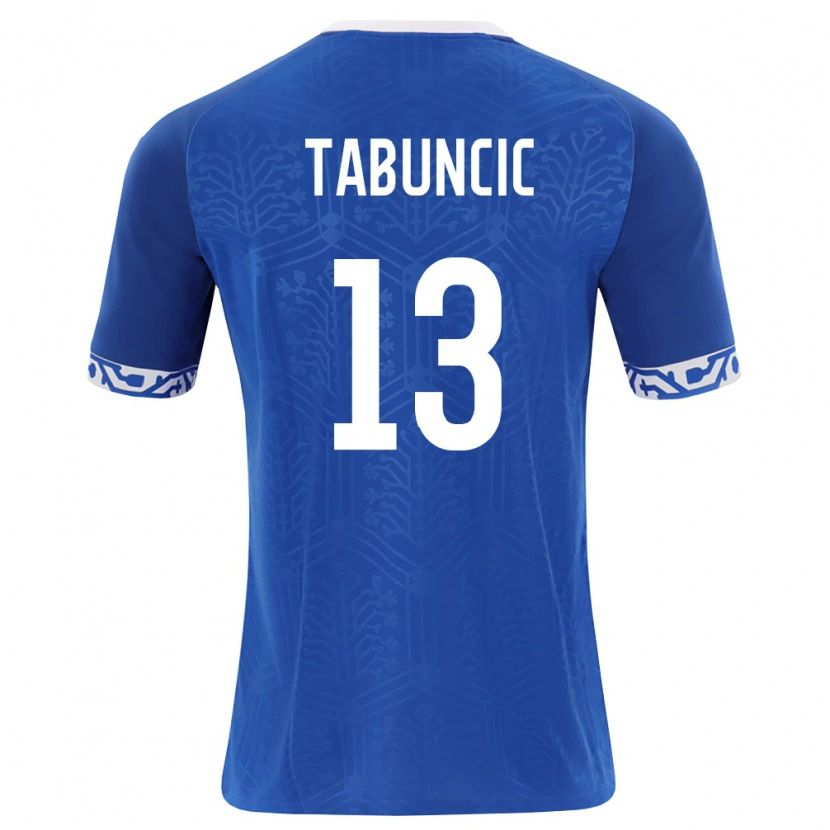 Danxen Pánské Moldavsko Alexandru Tabuncic #13 Královská Modrá Bílá Domů Hráčské Dresy 26-28 Dres