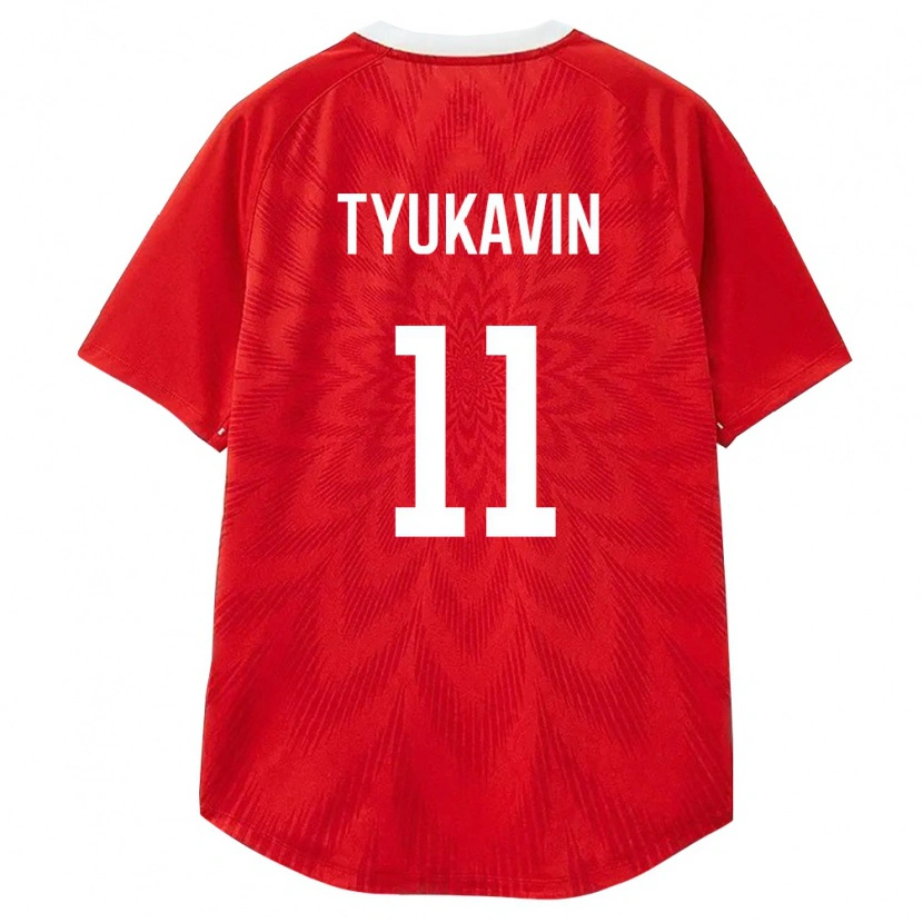Danxen Pánské Rusko Konstantin Tyukavin #11 Červená Bílá Hnědá Domů Hráčské Dresy 26-28 Dres