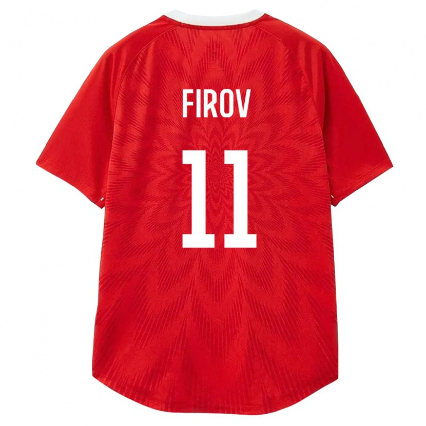 Danxen Pánské Rusko Imran Firov #11 Červená Bílá Hnědá Domů Hráčské Dresy 26-28 Dres