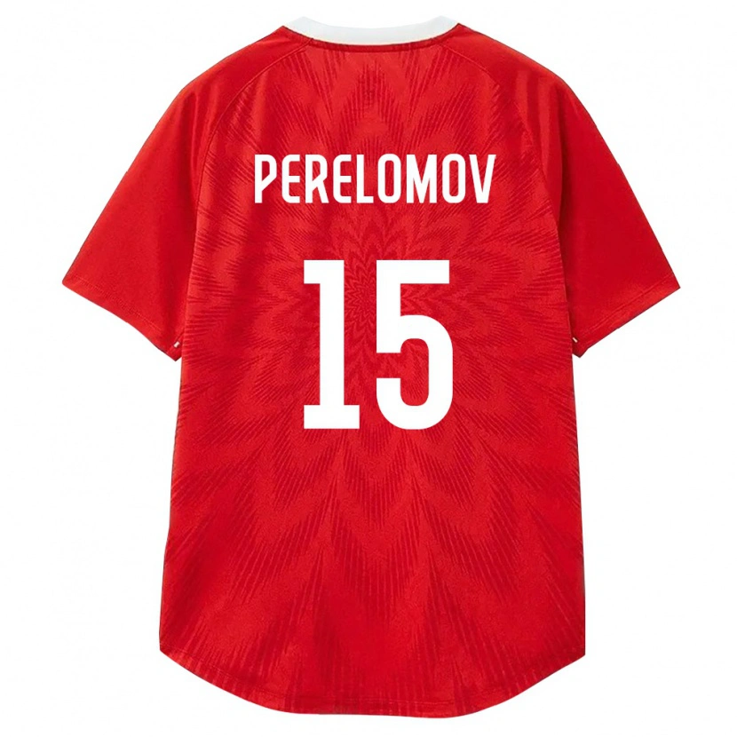 Danxen Pánské Rusko Ivan Perelomov #15 Červená Bílá Hnědá Domů Hráčské Dresy 26-28 Dres