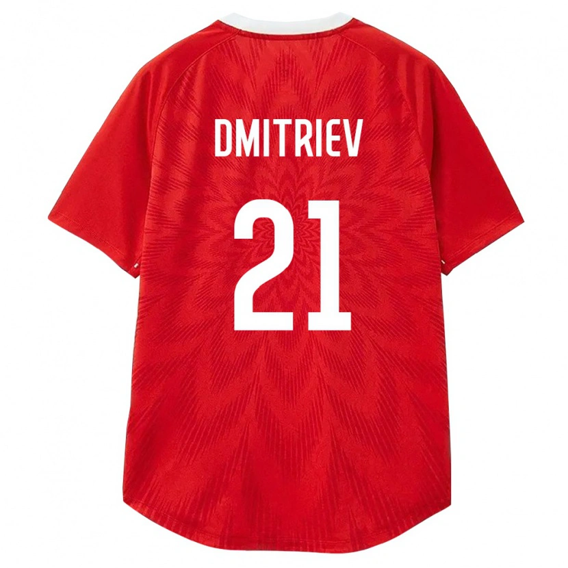 Danxen Pánské Rusko Igor Dmitriev #21 Červená Bílá Hnědá Domů Hráčské Dresy 26-28 Dres