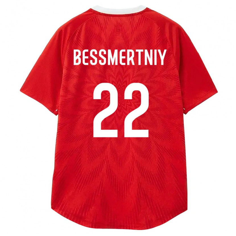 Danxen Pánské Rusko Stanislav Bessmertniy #22 Červená Bílá Hnědá Domů Hráčské Dresy 26-28 Dres