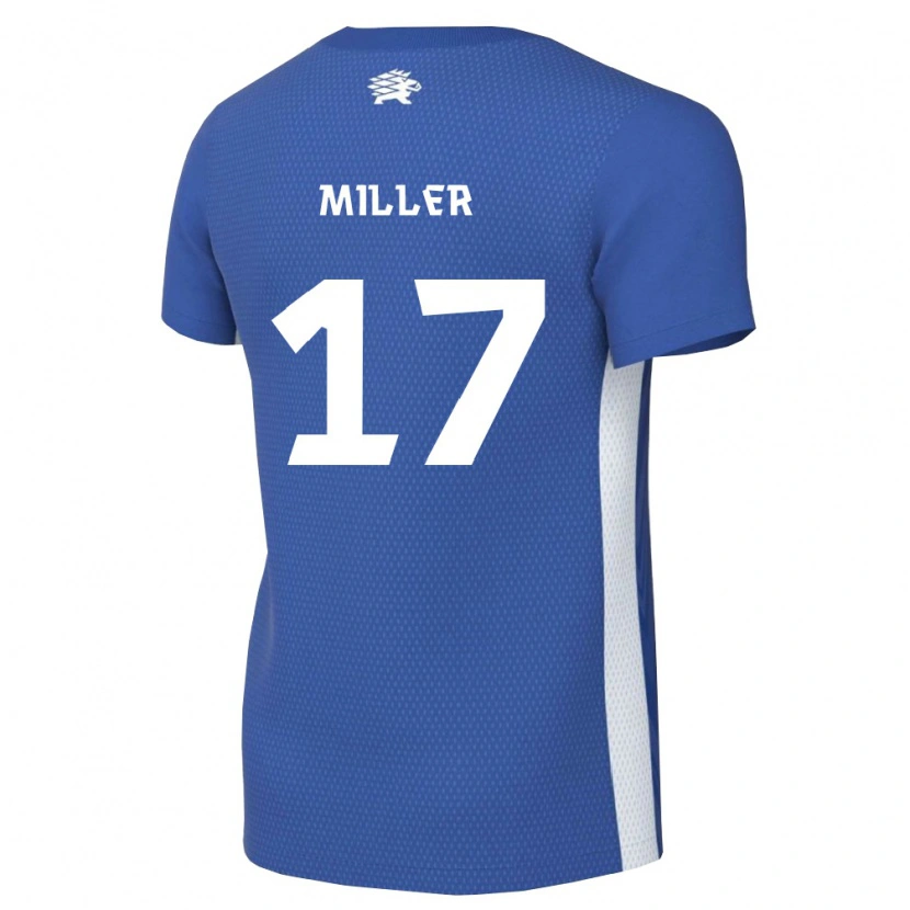 Danxen Pánské Estonsko Martin Miller #17 Tmavě Modrá Bílá Domů Hráčské Dresy 26-28 Dres