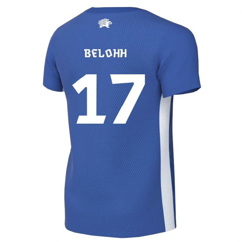 Danxen Pánské Estonsko Kirill Belohh #17 Tmavě Modrá Bílá Domů Hráčské Dresy 26-28 Dres