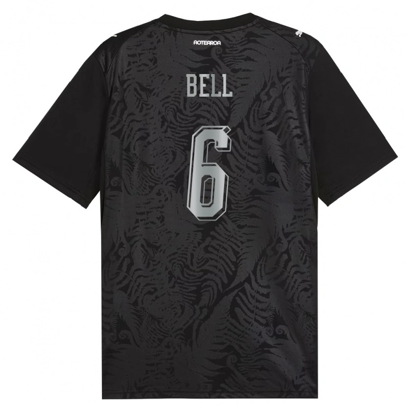 Danxen Pánské Nový Zéland Joe Bell #6 Bílá Černá Šedá Domů Hráčské Dresy 26-28 Dres