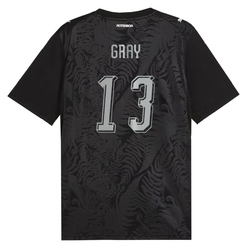 Danxen Pánské Nový Zéland Henry Gray #13 Bílá Černá Šedá Domů Hráčské Dresy 26-28 Dres