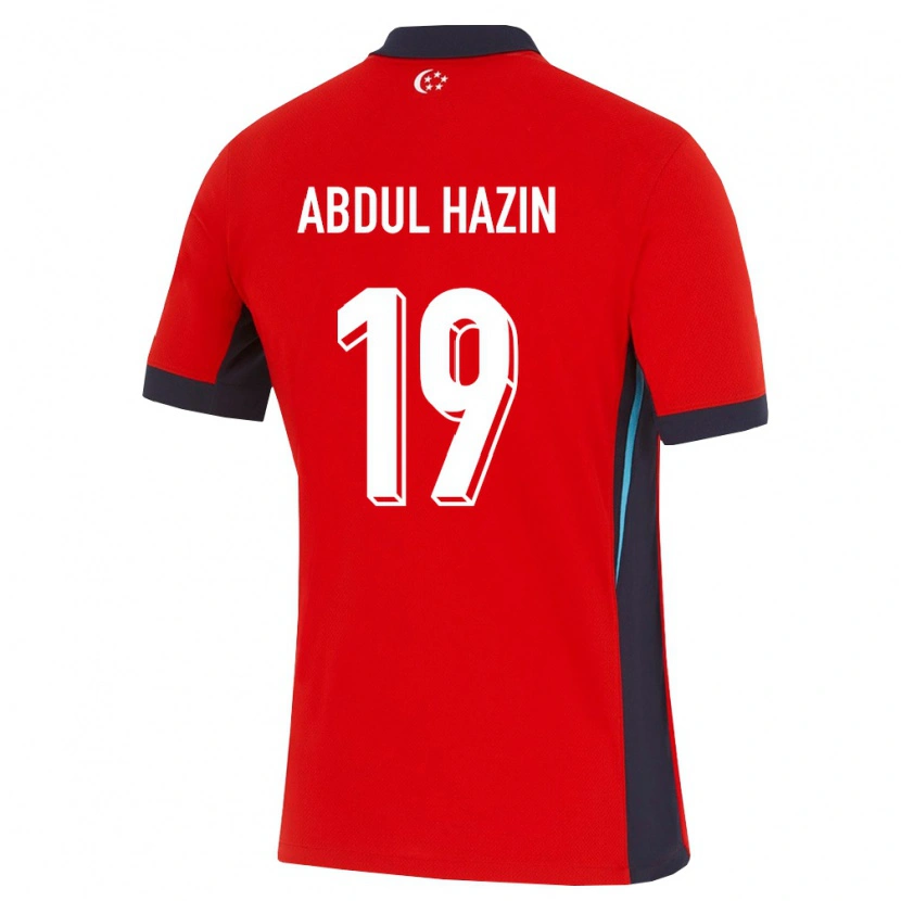 Danxen Pánské Singapur Danish Abdul Hazin #19 Červená Bílá Černá Domů Hráčské Dresy 26-28 Dres