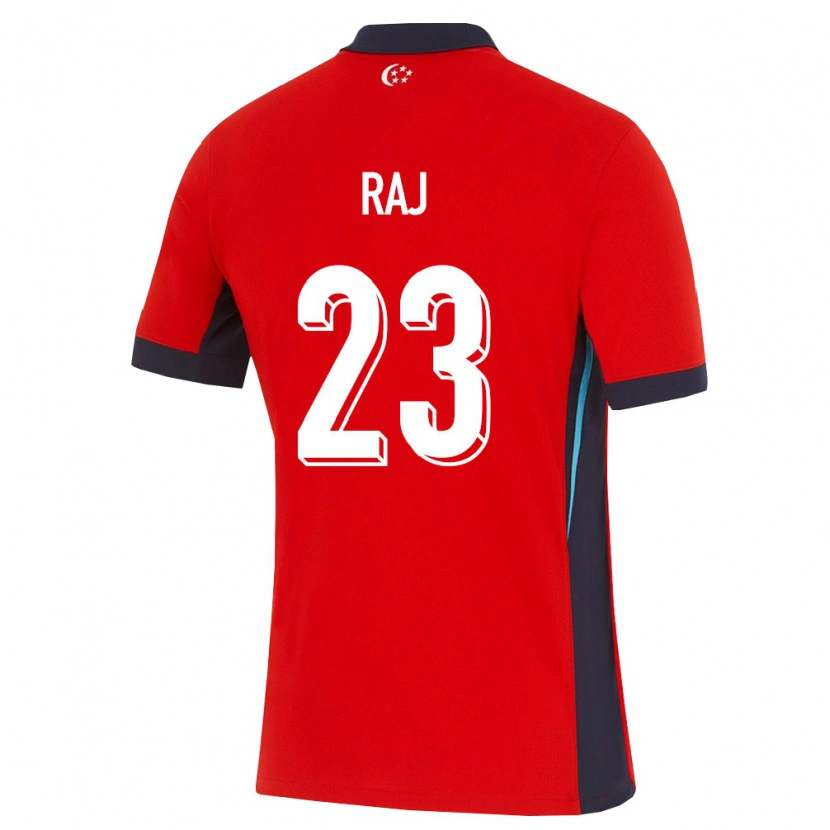 Danxen Pánské Singapur Sarrvin Raj #23 Červená Bílá Černá Domů Hráčské Dresy 26-28 Dres