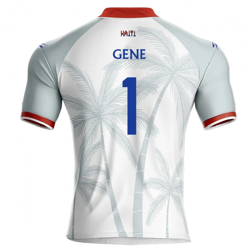 Danxen Pánské Haiti Clifford Gene #1 Bílá Červená Šedá Daleko Hráčské Dresy 26-28 Dres