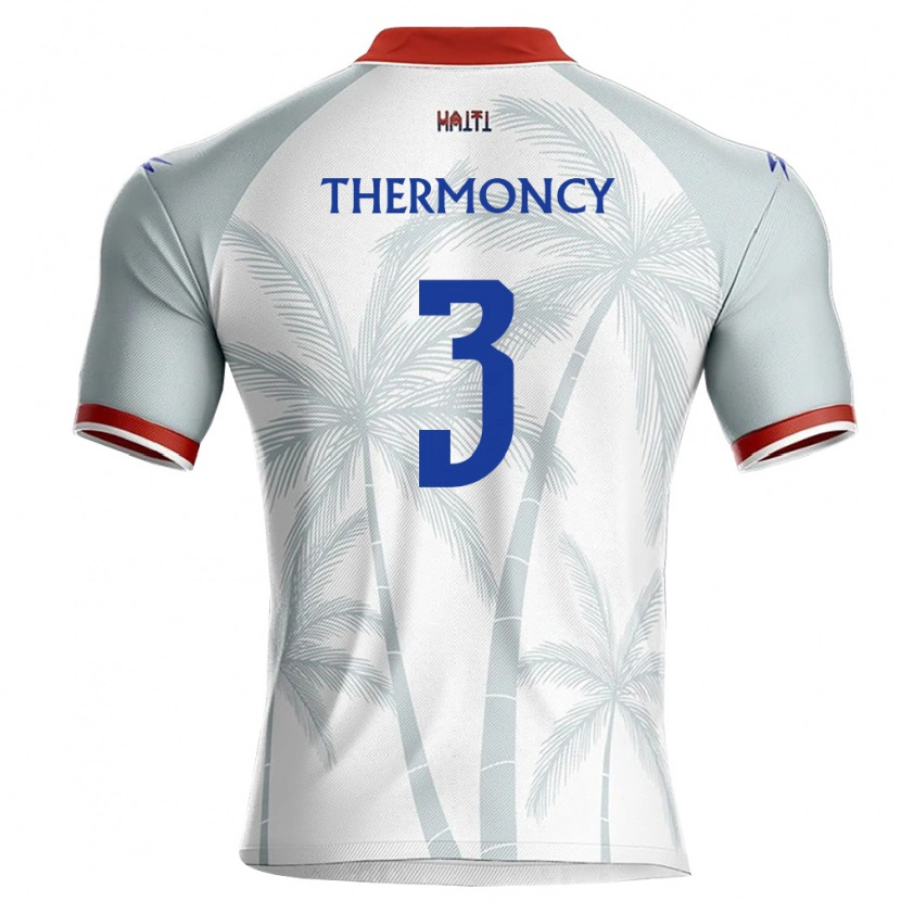 Danxen Pánské Haiti Keeto Thermoncy #3 Bílá Červená Šedá Daleko Hráčské Dresy 26-28 Dres