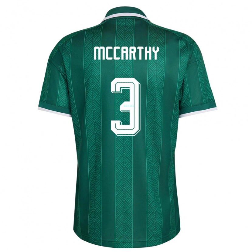 Danxen Pánské Jihoafrická Republika Aden Mccarthy #3 Zelená Bílá Zlatá Daleko Hráčské Dresy 26-28 Dres