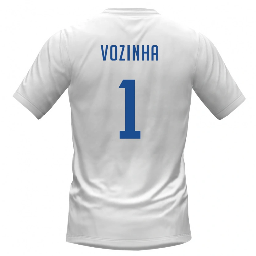 Danxen Pánské Kapverdy Vozinha #1 Bílá Vínová Daleko Hráčské Dresy 26-28 Dres