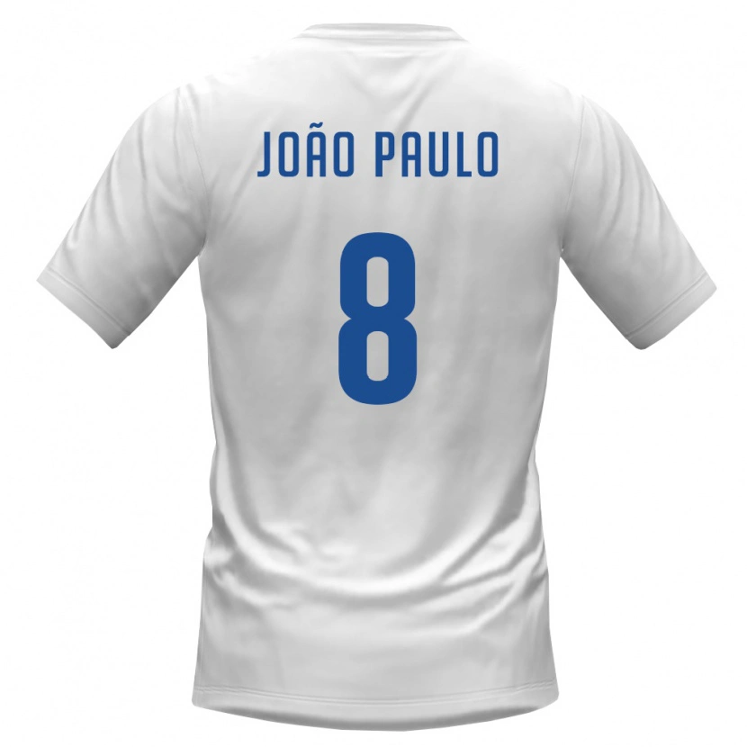 Danxen Pánské Kapverdy João Paulo #8 Bílá Vínová Daleko Hráčské Dresy 26-28 Dres