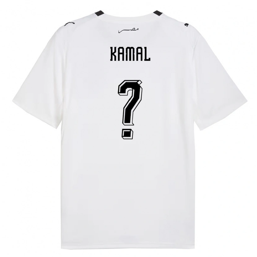 Danxen Pánské Egypt Ziad Kamal #0 Bílá Šedá Černá Daleko Hráčské Dresy 26-28 Dres