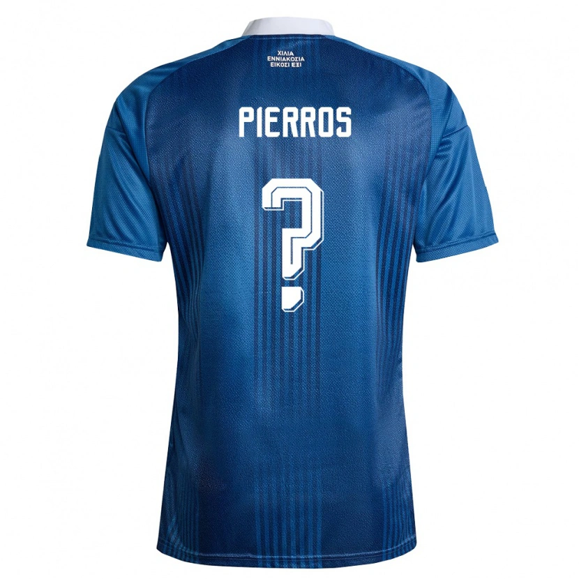 Danxen Pánské Řecko Petros Pierros #0 Námořnická Modrá Bílá Daleko Hráčské Dresy 26-28 Dres