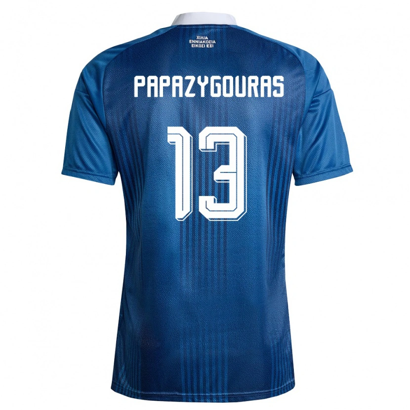 Danxen Pánské Řecko Dimitrios Papazygouras #13 Námořnická Modrá Bílá Daleko Hráčské Dresy 26-28 Dres