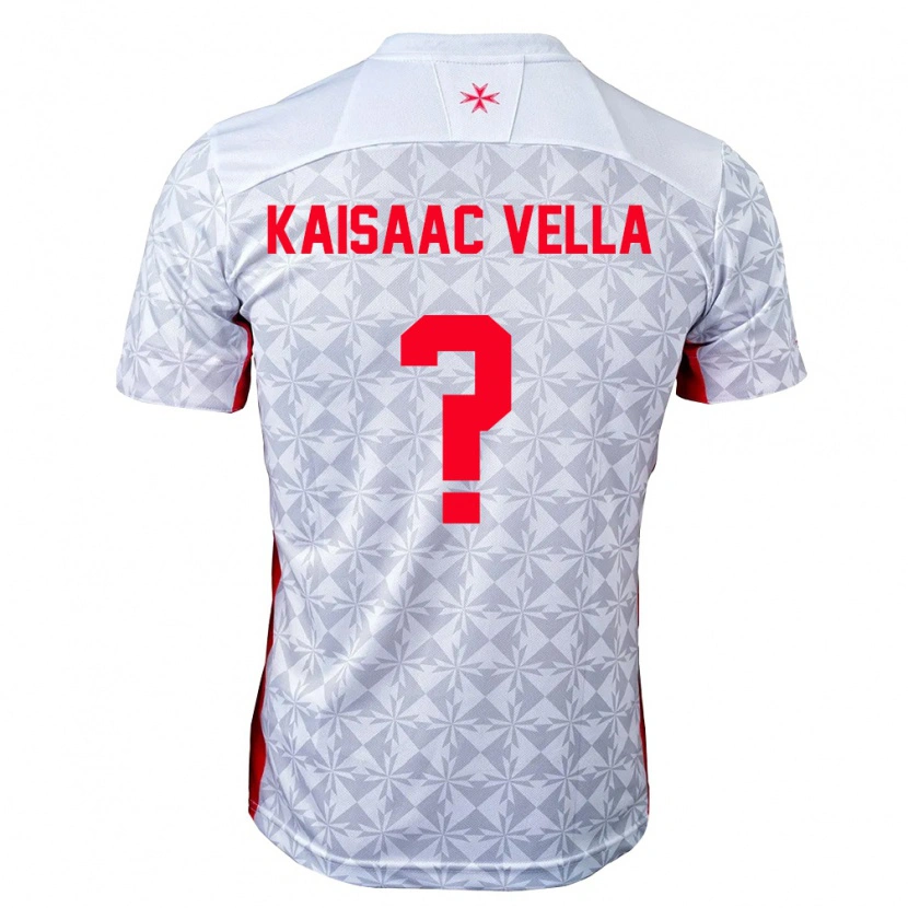 Danxen Pánské Malta Kaisaac Vella #0 Šedá Bílá Červená Daleko Hráčské Dresy 26-28 Dres