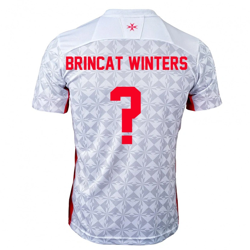 Danxen Pánské Malta Ethan Brincat Winters #0 Šedá Bílá Červená Daleko Hráčské Dresy 26-28 Dres