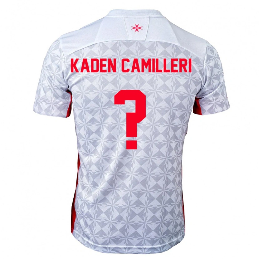 Danxen Pánské Malta Kaden Camilleri #0 Šedá Bílá Červená Daleko Hráčské Dresy 26-28 Dres