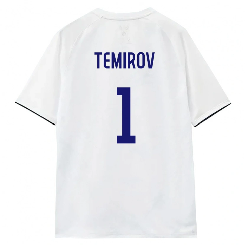 Danxen Pánské Rusko Aleksandr Temirov #1 Bílá Hnědá Černá Daleko Hráčské Dresy 26-28 Dres