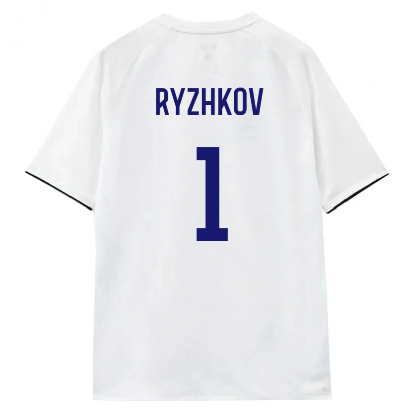 Danxen Pánské Rusko Grigoriy Ryzhkov #1 Bílá Hnědá Černá Daleko Hráčské Dresy 26-28 Dres