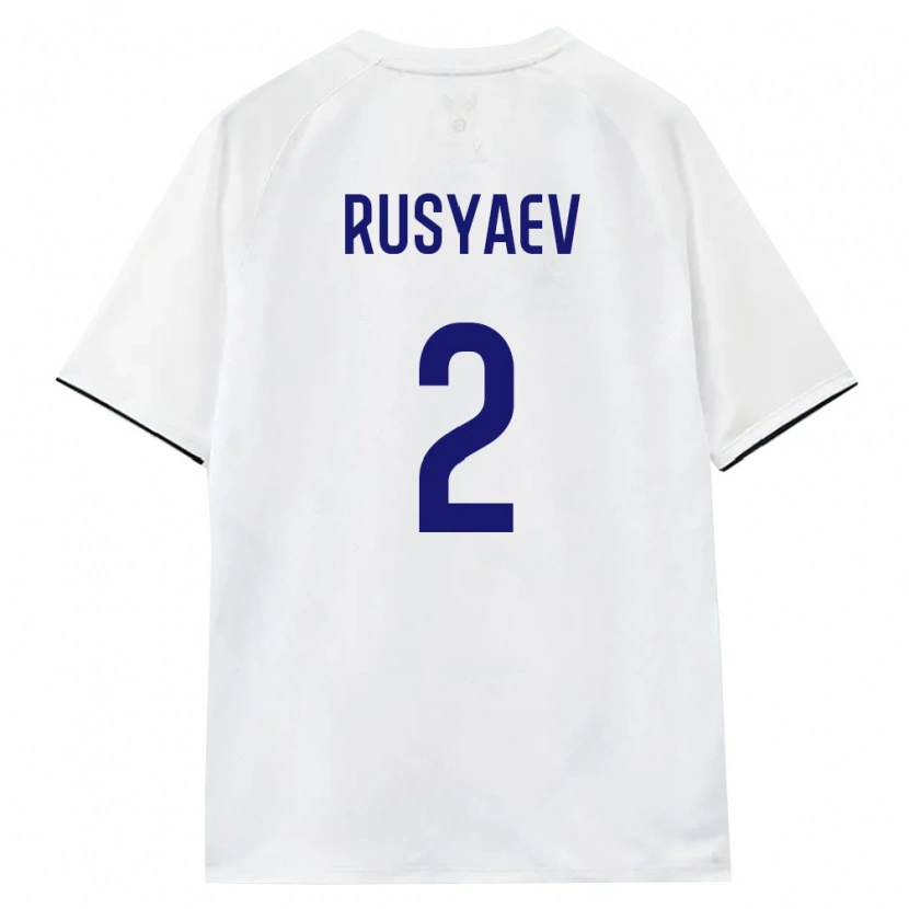 Danxen Pánské Rusko Igor Rusyaev #2 Bílá Hnědá Černá Daleko Hráčské Dresy 26-28 Dres