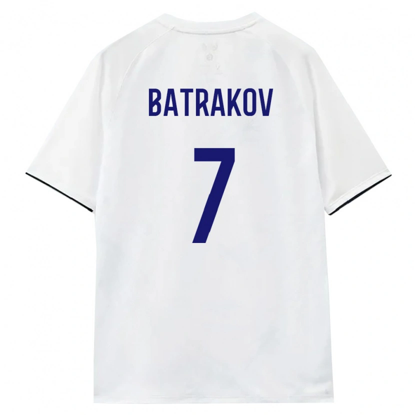 Danxen Pánské Rusko Aleksey Batrakov #7 Bílá Hnědá Černá Daleko Hráčské Dresy 26-28 Dres
