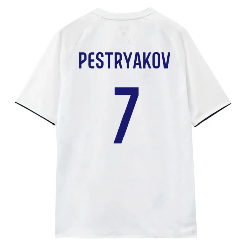 Danxen Pánské Rusko Dmitriy Pestryakov #7 Bílá Hnědá Černá Daleko Hráčské Dresy 26-28 Dres