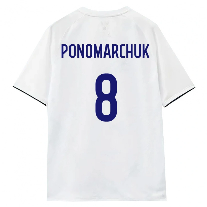 Danxen Pánské Rusko Artem Ponomarchuk #8 Bílá Hnědá Černá Daleko Hráčské Dresy 26-28 Dres
