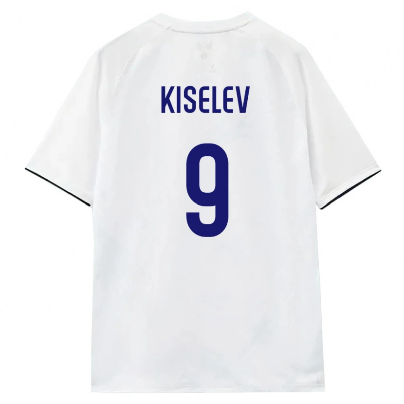 Danxen Pánské Rusko Daniil Kiselev #9 Bílá Hnědá Černá Daleko Hráčské Dresy 26-28 Dres
