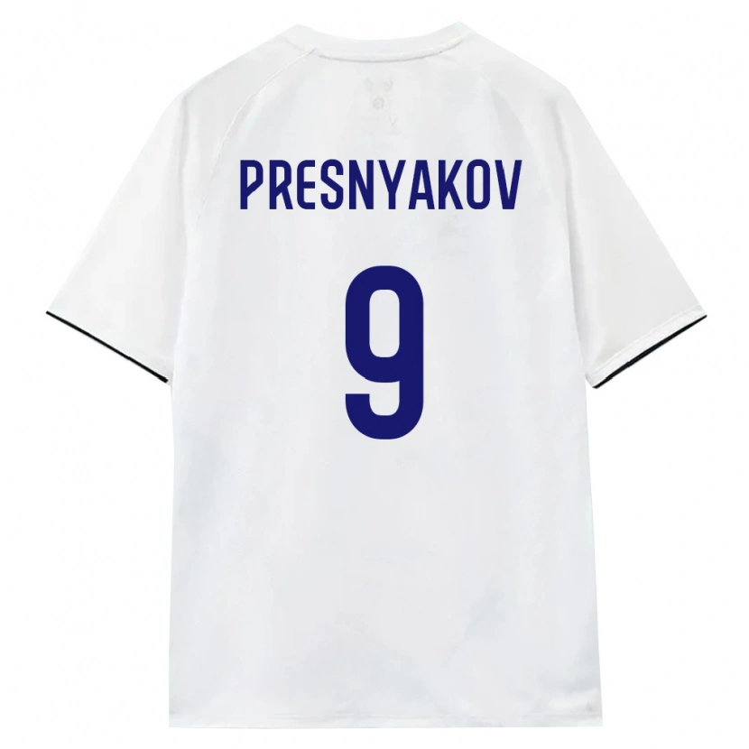 Danxen Pánské Rusko Arseniy Presnyakov #9 Bílá Hnědá Černá Daleko Hráčské Dresy 26-28 Dres