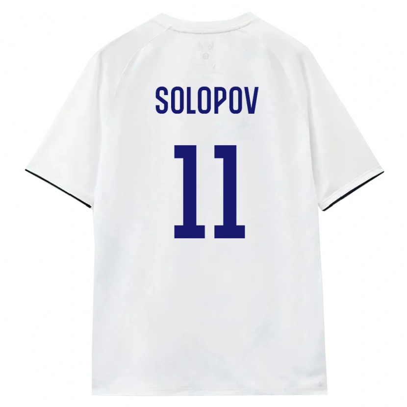 Danxen Pánské Rusko Viktor Solopov #11 Bílá Hnědá Černá Daleko Hráčské Dresy 26-28 Dres