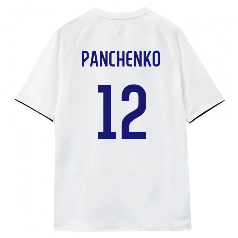 Danxen Pánské Rusko Artem Panchenko #12 Bílá Hnědá Černá Daleko Hráčské Dresy 26-28 Dres