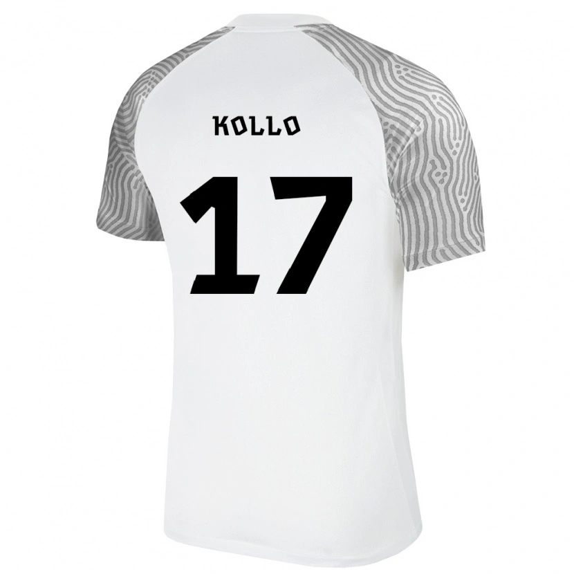 Danxen Pánské Estonsko Airon Kollo #17 Bílá Šedá Daleko Hráčské Dresy 26-28 Dres
