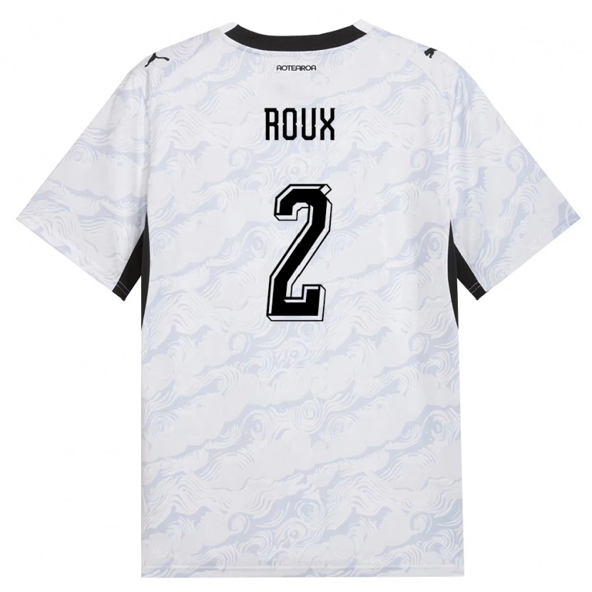 Danxen Pánské Nový Zéland Storm Roux #2 Černá Bílá Daleko Hráčské Dresy 26-28 Dres