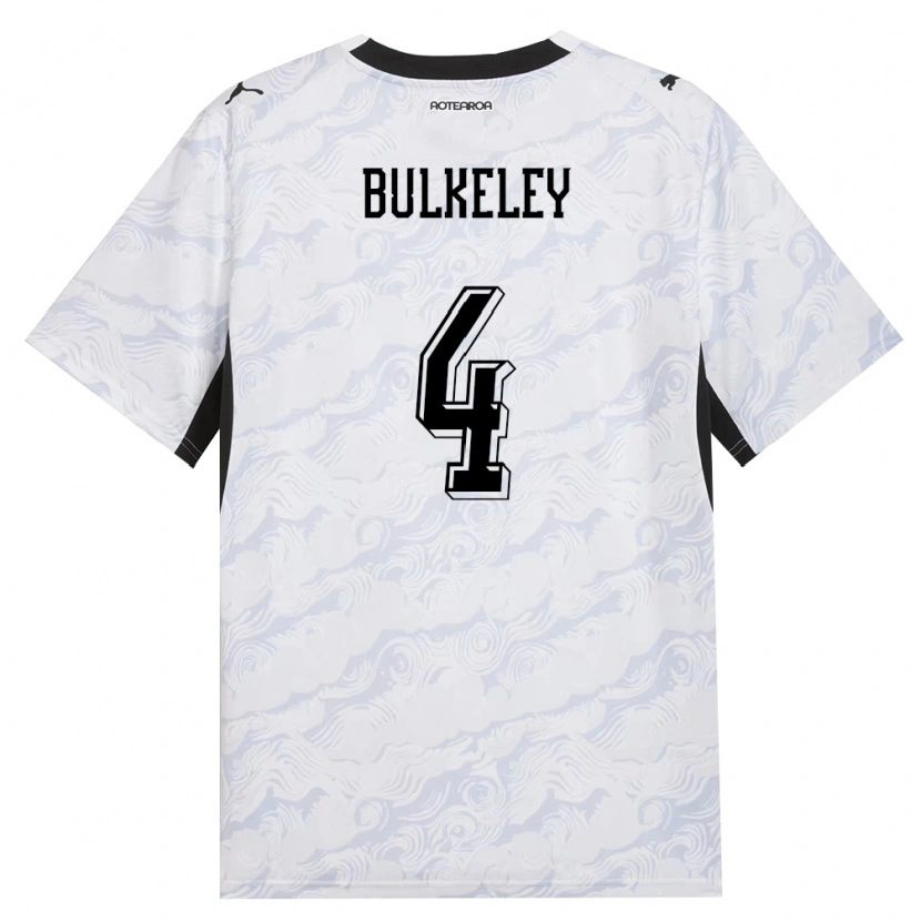 Danxen Pánské Nový Zéland James Bulkeley #4 Černá Bílá Daleko Hráčské Dresy 26-28 Dres