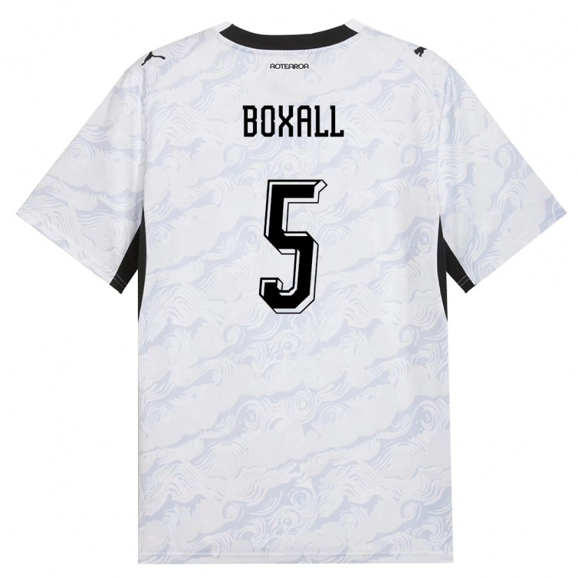 Danxen Pánské Nový Zéland Michael Boxall #5 Černá Bílá Daleko Hráčské Dresy 26-28 Dres