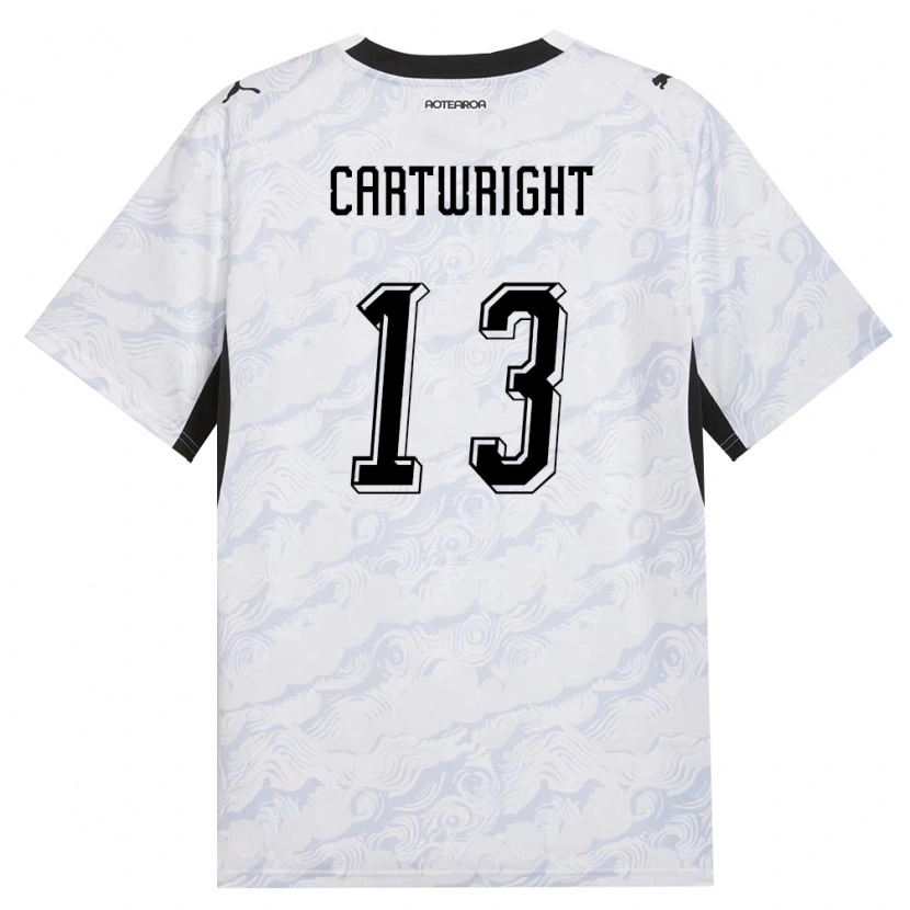 Danxen Pánské Nový Zéland Aaron Cartwright #13 Černá Bílá Daleko Hráčské Dresy 26-28 Dres