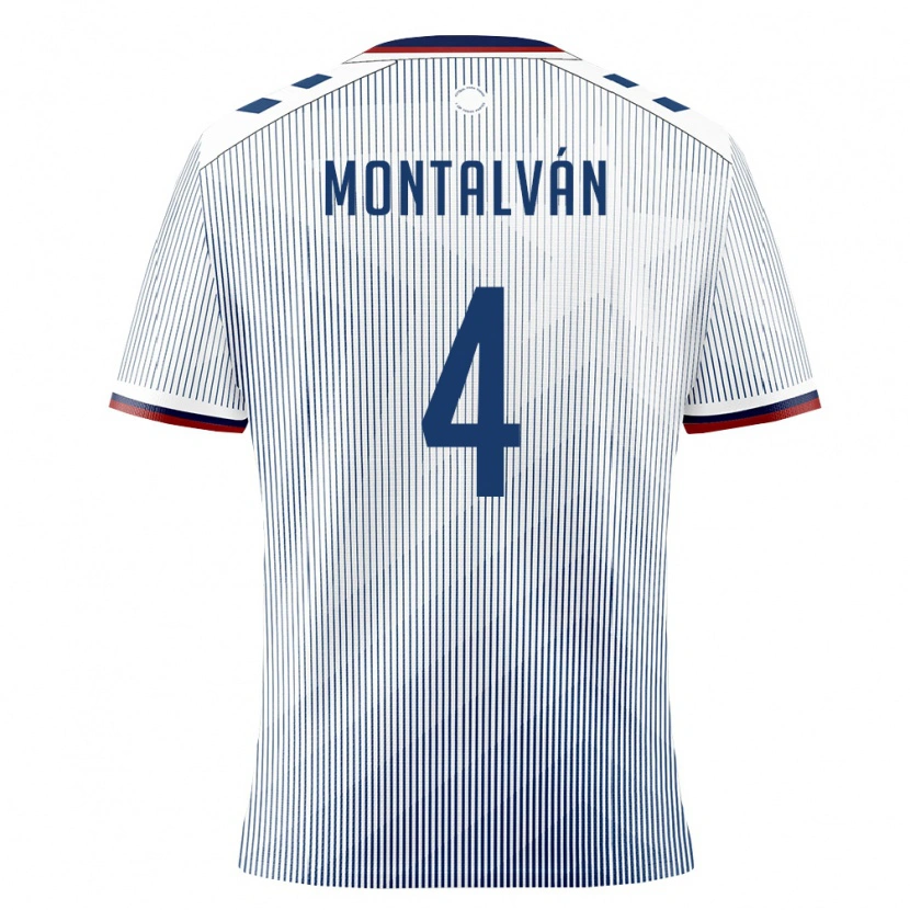 Danxen Pánské Portoriko Armando Montalván #4 Královská Modrá Bílá Daleko Hráčské Dresy 26-28 Dres