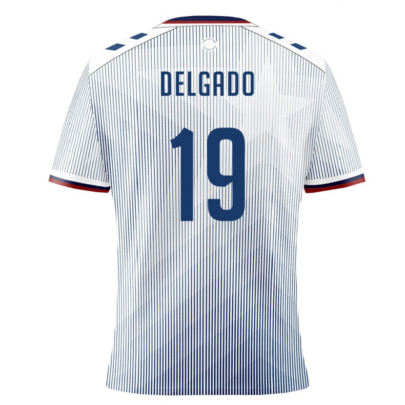 Danxen Pánské Portoriko Dacian Delgado #19 Královská Modrá Bílá Daleko Hráčské Dresy 26-28 Dres