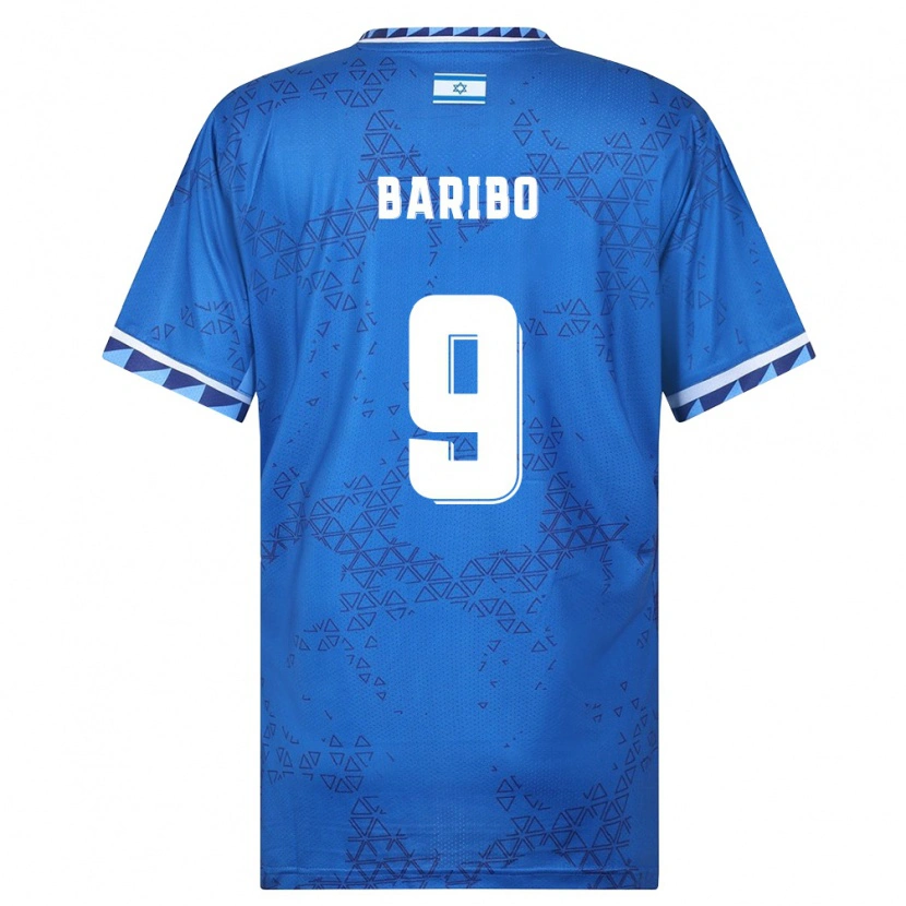 Danxen Pánské Izrael Tai Baribo #9 Modrá Bílá Daleko Hráčské Dresy 26-28 Dres