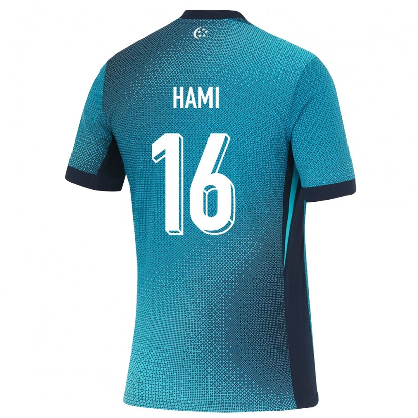 Danxen Pánské Singapur Hami Syahin #16 Tmavě Tyrkysová Černá Daleko Hráčské Dresy 26-28 Dres