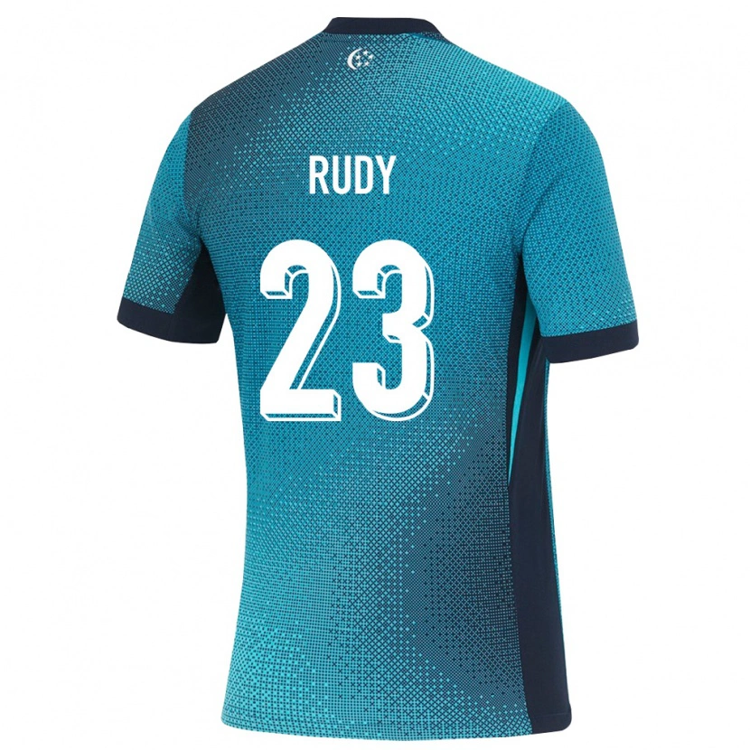 Danxen Pánské Singapur Rudy Khairullah #23 Tmavě Tyrkysová Černá Daleko Hráčské Dresy 26-28 Dres