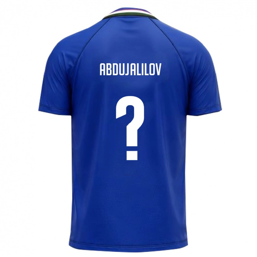 Danxen Dámské Uzbekistán Timur Abdujalilov #0 Královská Modrá Bílá Domů Hráčské Dresy 26-28 Dres