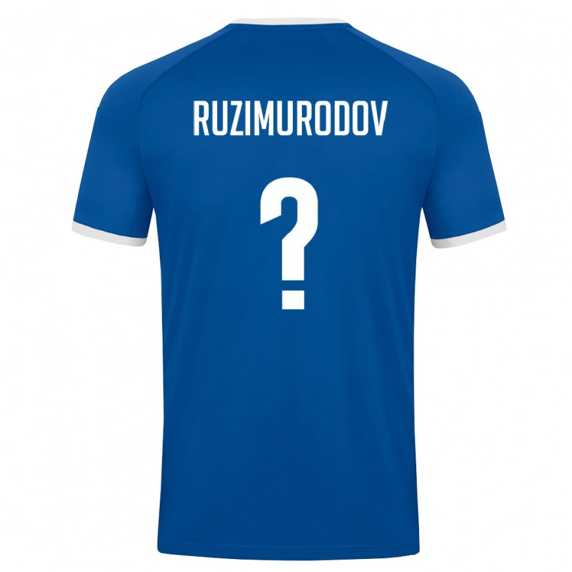 Danxen Dámské Uzbekistán Ruzimurod Ruzimurodov #0 Královská Modrá Bílá Domů Hráčské Dresy 26-28 Dres