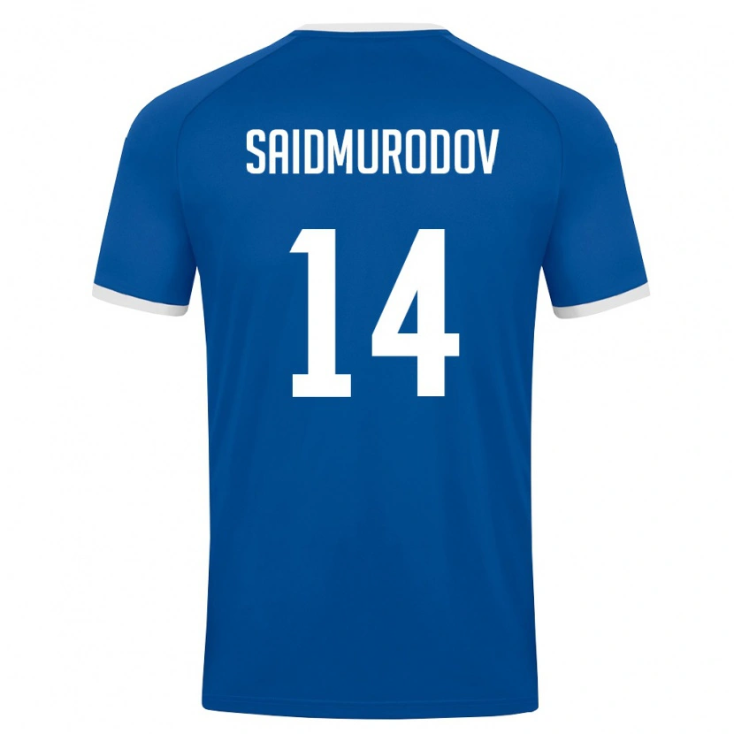 Danxen Dámské Uzbekistán Bekhruz Saidmurodov #14 Královská Modrá Bílá Domů Hráčské Dresy 26-28 Dres