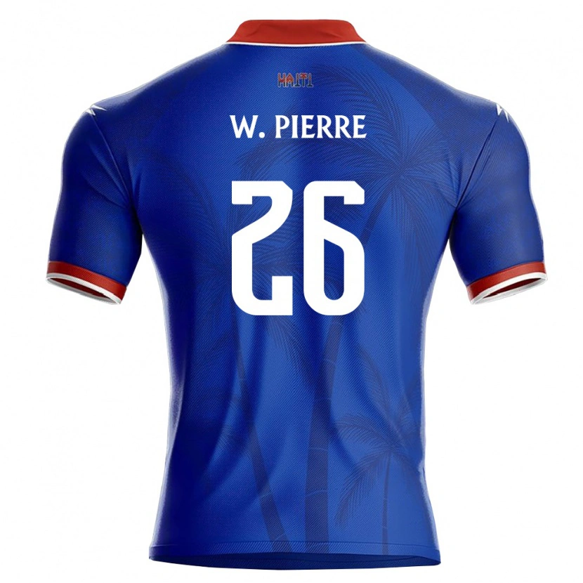 Danxen Dámské Haiti Woodensky Pierre #26 Modrá Červená Bílá Domů Hráčské Dresy 26-28 Dres