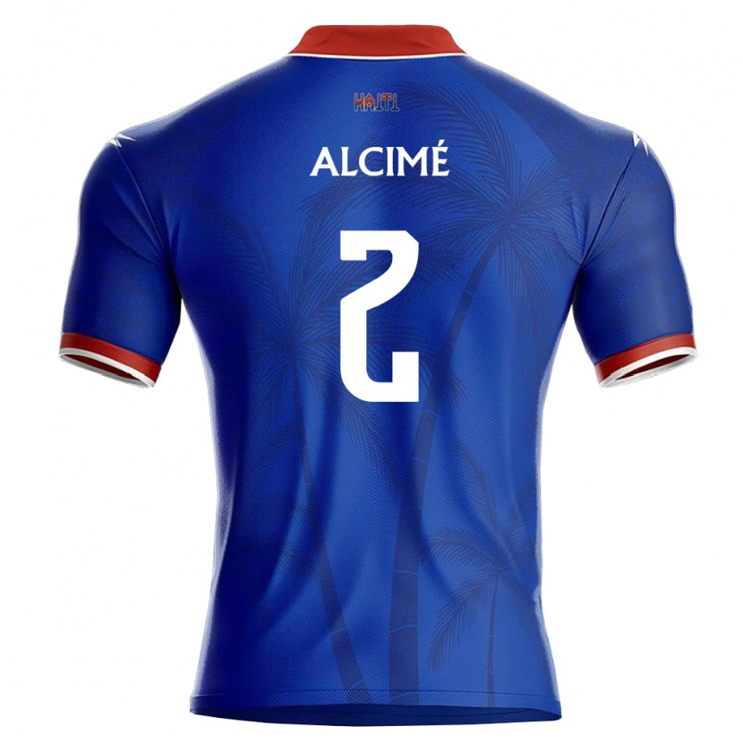 Danxen Dámské Haiti Marc-Arthur Alcimé #2 Modrá Červená Bílá Domů Hráčské Dresy 26-28 Dres